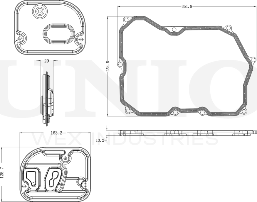 Фильтр АКПП (Unio). Артикул FLT-30014