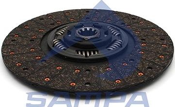 Диск сцепления Sampa. Артикул 078.368