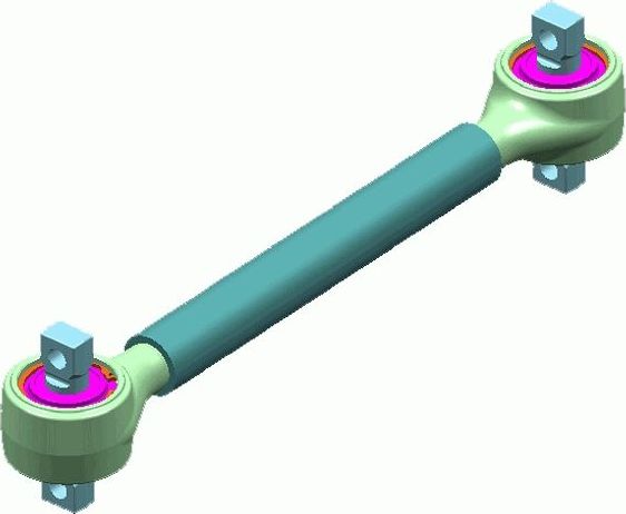 Продольный рычаг передней подвески Lemforder верхний/нижний для MAN NG 2006-2014. Артикул 37995 01