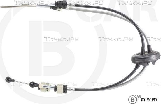 Трос переключения передач КПП B CAR для Volkswagen Crafter I 2006-2013. Артикул 001MC199