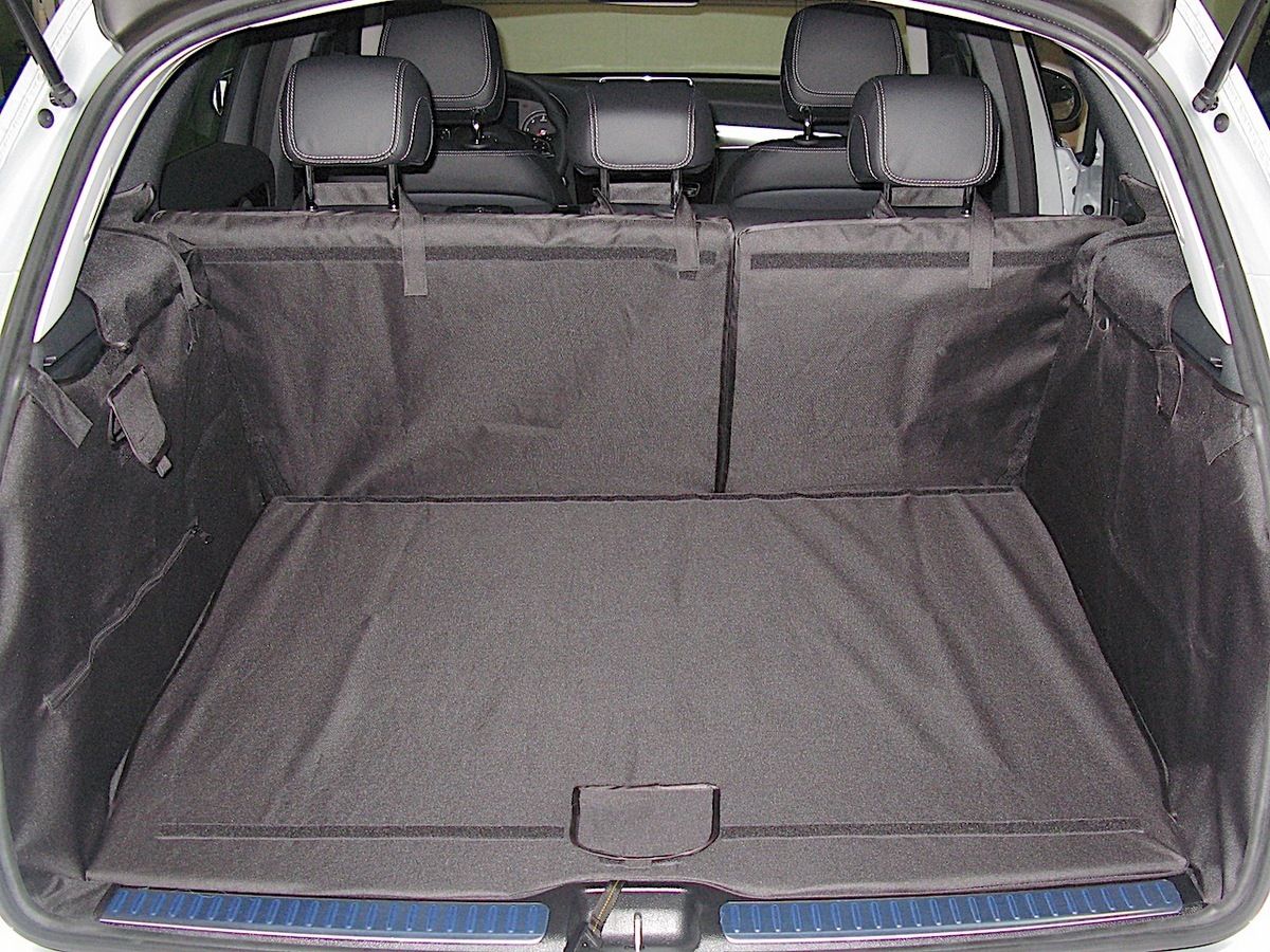 Защитный чехол AUTOSMSTUDIO "Maxi" в багажник автомобиля для Mercedes-Benz GLC X253 2015-2026, черный. Артикул TP-GLC-MAXI-BL