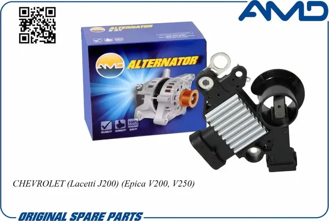 Реле-регулятор генератора. Антара 3,2 Chevrolet 1,4-3,2 (AMD). Артикул AMDEL367