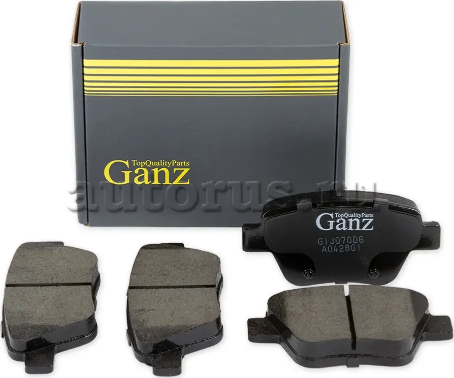 Колодки торм.зад. (Ganz). Артикул GIJ07006