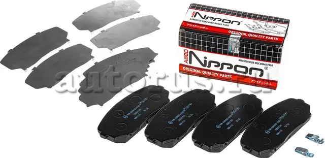 Колодки тормозные дисковые передние Mazda CX-7 2009-/CX-9 2007 (Allied Nippon). Артикул ADB31724