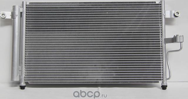 Радиатор кондиционера с ресивером Hyundai Accent (99-) 1,3i/1,5i/1,6i AT в сб. (ACS Termal). Артикул 104453ZH