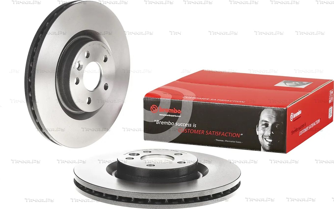Тормозной диск Brembo UV Coated передний для Land Rover Range Rover Evoque II 2015-2026. Артикул 09.C207.11