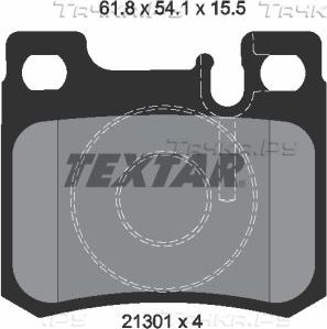 Тормозные колодки Textar Q+. Артикул 2130103