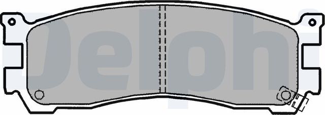 Тормозные колодки Delphi для Mazda Xedos 9 I 1993-2002. Артикул LP1190