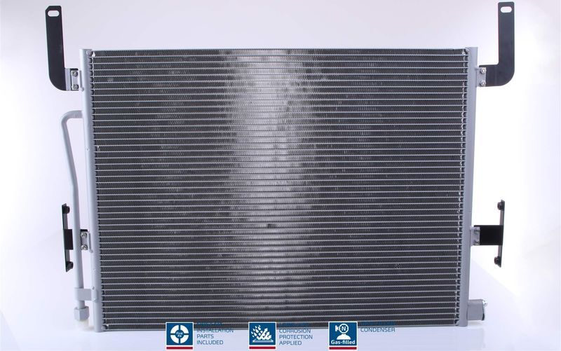 Радиатор кондиционера (конденсатор) Nissens (алюминий). Артикул 94254