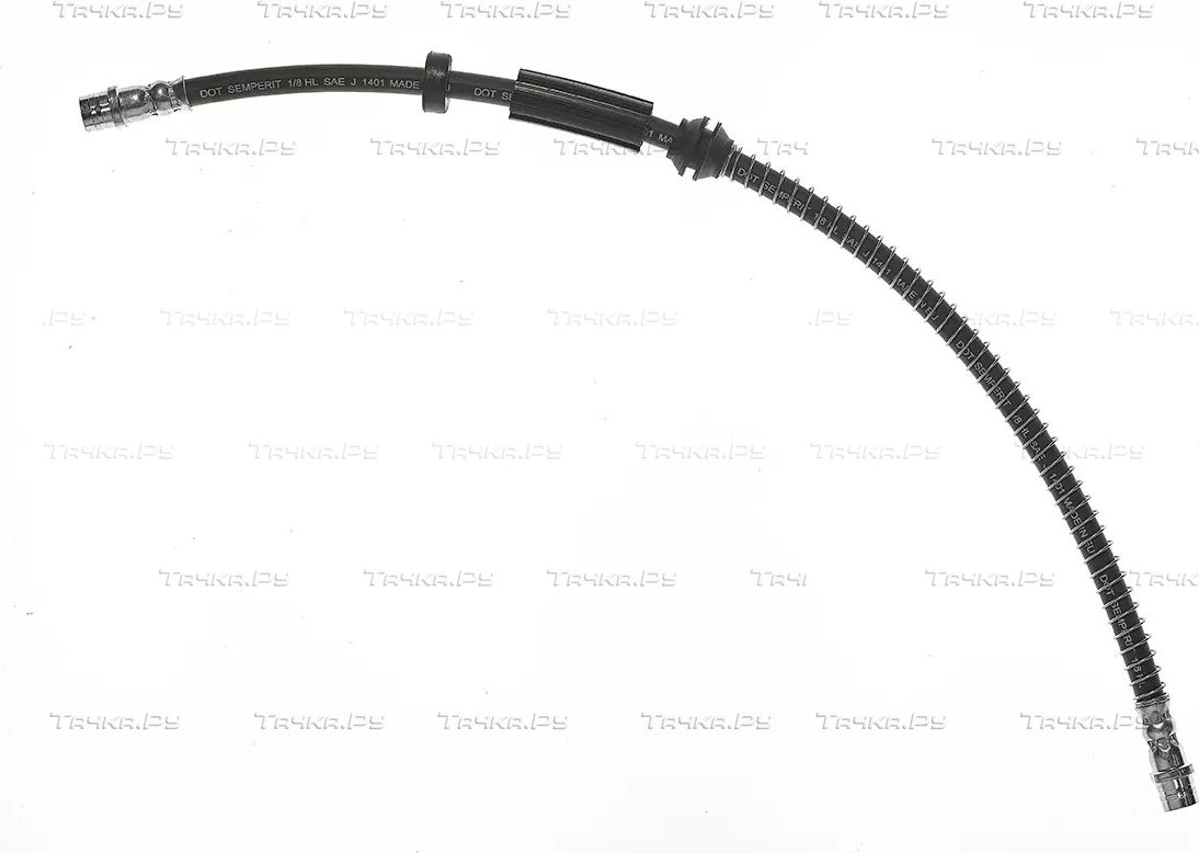 Тормозной шланг Brembo ESSENTIAL LINE передний правый/левый для Porsche Cayenne I (955) 2002-2010. Артикул T 85 129