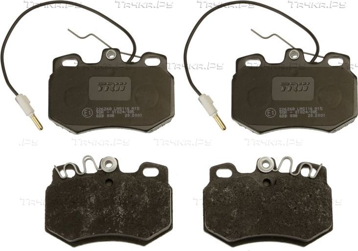 Тормозные колодки TRW COTEC передние для Peugeot 205 1983-1998. Артикул GDB808