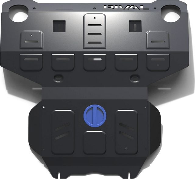 Защита Rival для радиатора и картера Toyota Fortuner II 4WD 2017-2020 2020-2026. Артикул 2111.5710.1.3