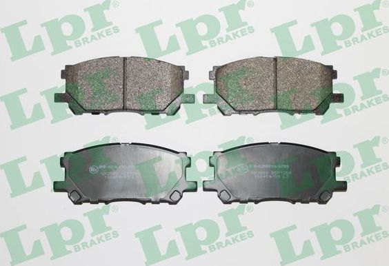 Тормозные колодки LPR передние для Lexus RX II 2003-2008. Артикул 05P1368