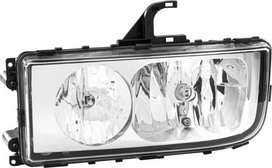 Фара передняя основная Hella левая для Mercedes-Benz Axor 2004-2026. Артикул 1DB 247 011-011