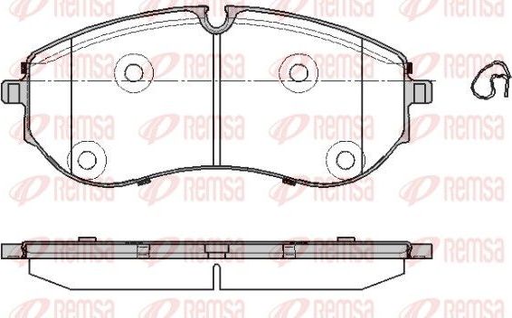 Тормозные колодки Remsa. Артикул 1857.00