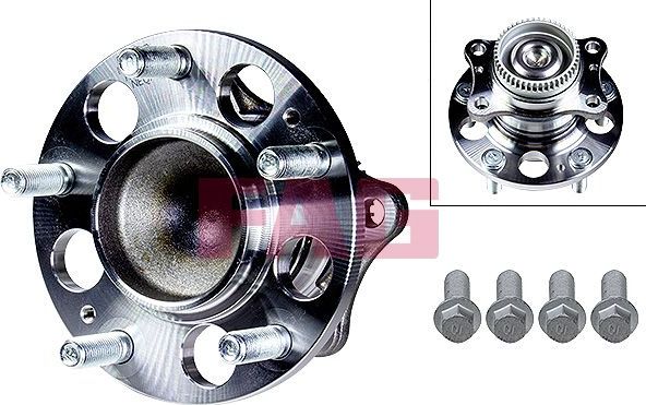 Ступица колеса с интегрированным подшипником Fag задняя для Kia Cerato III 2013-2026. Артикул 713 6268 50