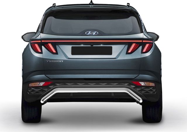 Защита Rival заднего бампера d57 скоба для Hyundai Tucson IV 2021-2026. Артикул R.2314.003