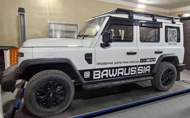 Багажник экспедиционный (платформа) алюминиевый РИФ 1450x2080 мм для BAW 212 (с крепежом). Артикул RIF212-roof4