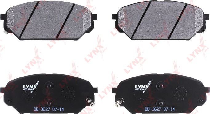 Тормозные колодки LYNXauto. Артикул BD-3627