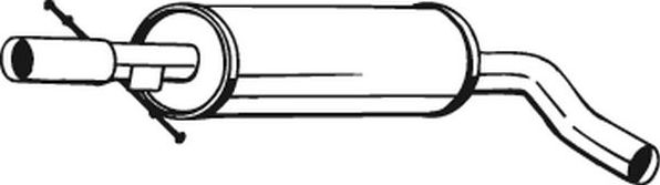 Глушитель (средняя часть) Bosal для Audi A3 I (8L) 1996-2003. Артикул 105-111