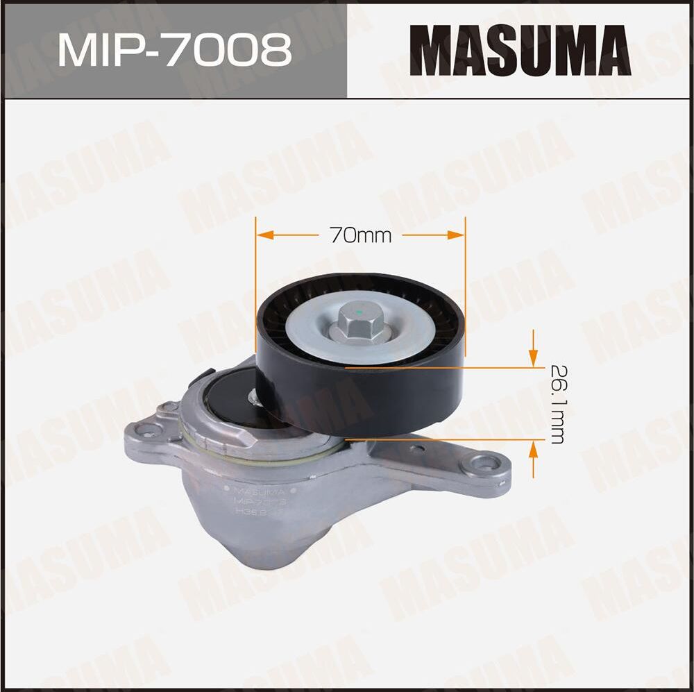 Натяжитель ремня привода навесного оборудования, (Masuma). Артикул MIP7008