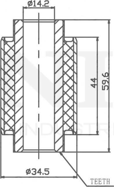 Сайлентблок рычага подвески (Unio). Артикул RMP-20336