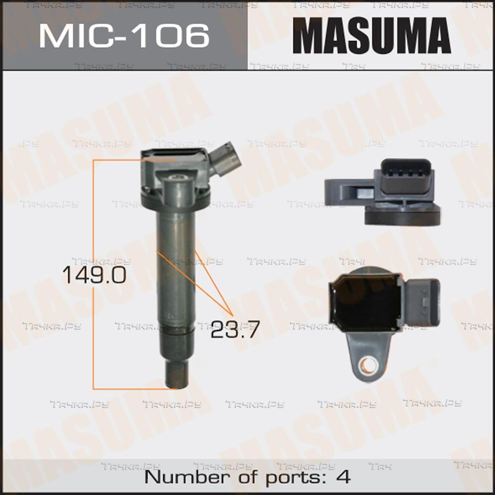 Катушка зажигания Masuma для Lexus GX I 2001-2009. Артикул MIC-106