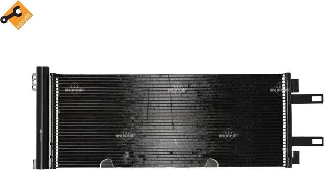 Радиатор кондиционера (конденсатор) NRF (алюминий). Артикул 35894