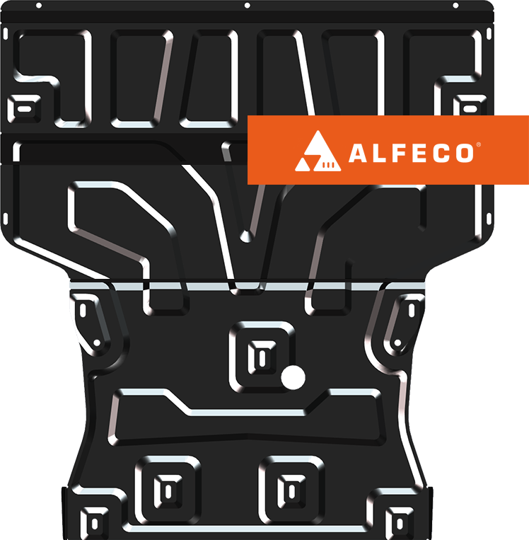 Защита Alfeco для картера и КПП (большая) Audi Q3 2011-2018. Артикул ALF.30.35