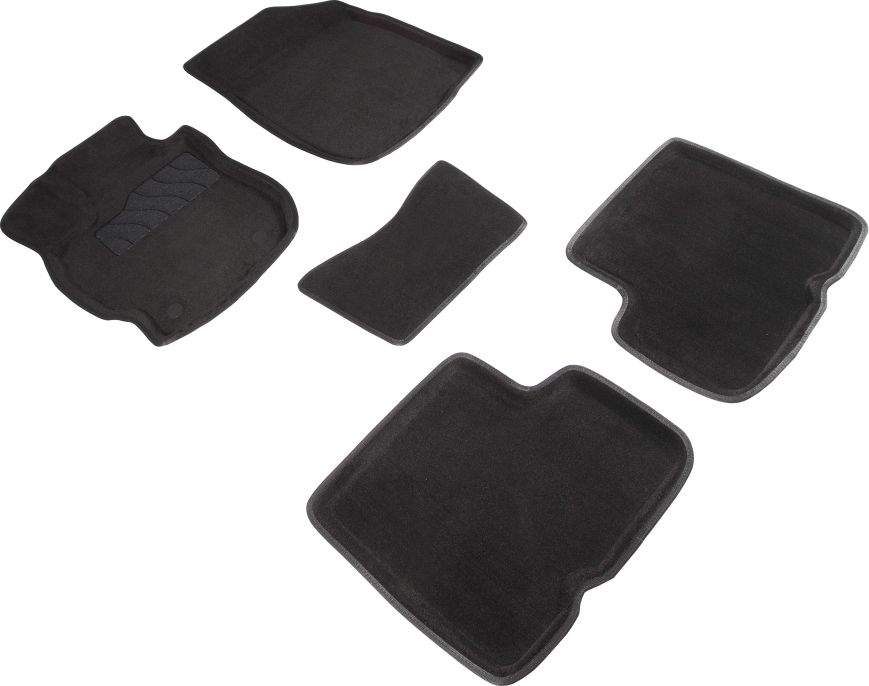Коврики Seintex 3D ворсовые для салона Nissan Almera G15 2013-2026. Артикул 86315