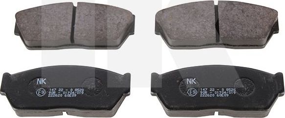 Тормозные колодки NK. Артикул 222620