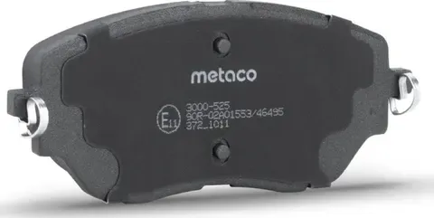 Колодки тормозные передние к-кт (Metaco). Артикул 3000525