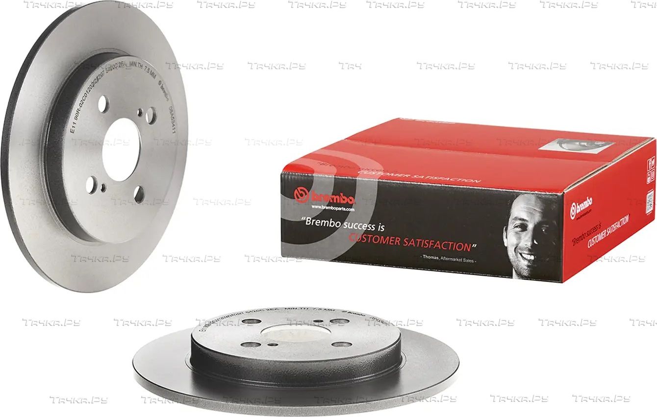 Тормозной диск Brembo UV Coated задний для Aston Martin Cygnet 2011-2013. Артикул 08.A534.11
