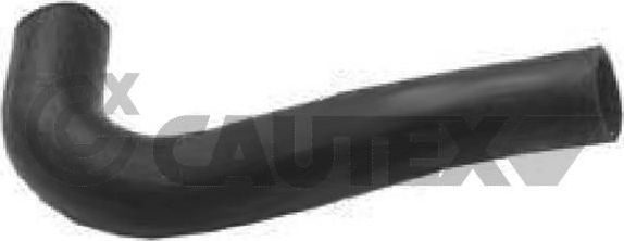 Патрубок радиатора (системы охлаждения) Cautex нижний для Volkswagen Passat B3 1988-1997. Артикул 016300