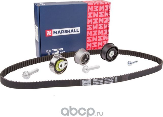 Комплект ГРМ Chevrolet Lacetti 05-, Niva 07- Opel Astra H 04-, Meriva A 03-, Ve (Marshall) Marshall. Артикул M6330030