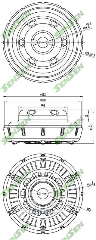 M61104 Опораамортизатора с подшипником CHEVROLET (Cruze J300) (Sensen). Артикул M61104