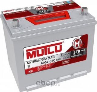 Mutlu SFB M3 6СТ-80.0 (95D26FL) бортик Mutlu. Артикул D2680066C