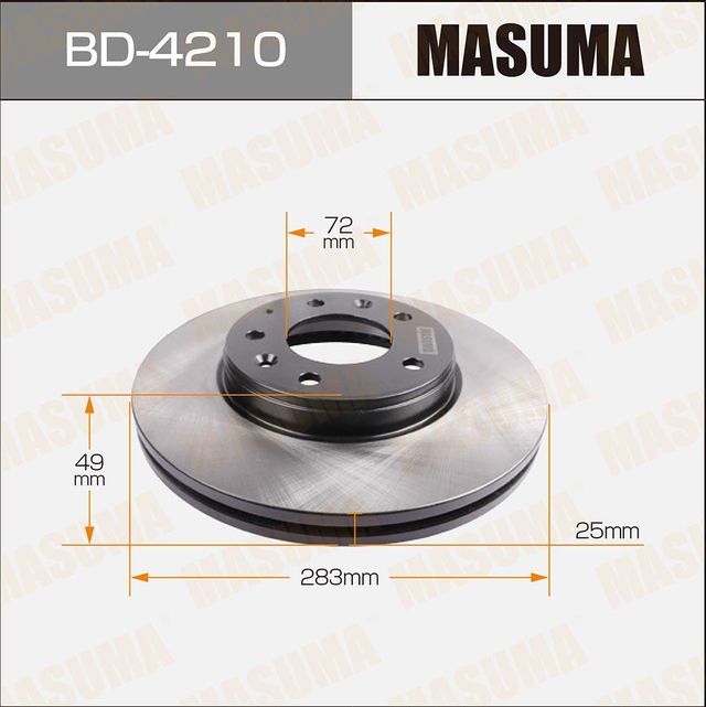 Тормозной диск Masuma. Артикул BD-4210