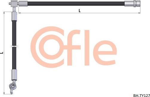 Тормозной шланг Cofle. Артикул 92.BH.TY127