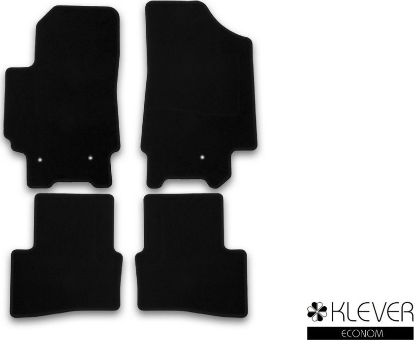 Коврики Klever Econom для салона Hyundai Creta I 2016-2021. Артикул KLEVER01206001200k