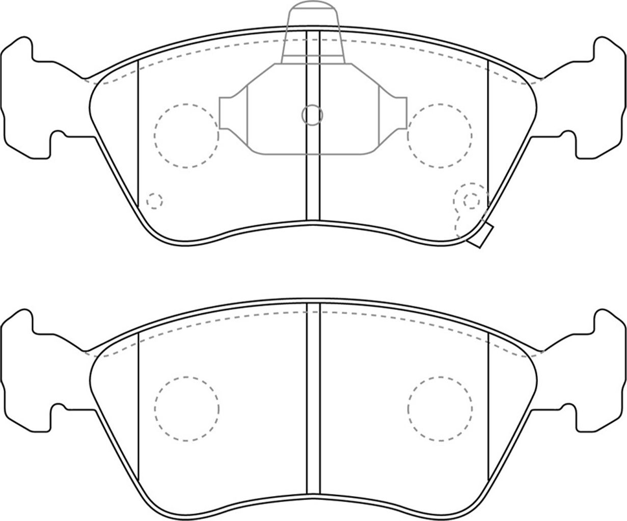 Тормозные колодки NiBK. Артикул PN1170