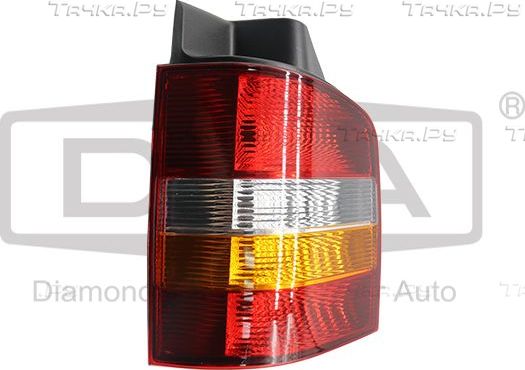 Фонарь задний DPA левый для Volkswagen Transporter T5 2003-2015. Артикул 89450576302