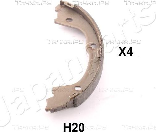 Тормозные колодки (стояночная тормозная система) Japanparts. Артикул GF-H20AF