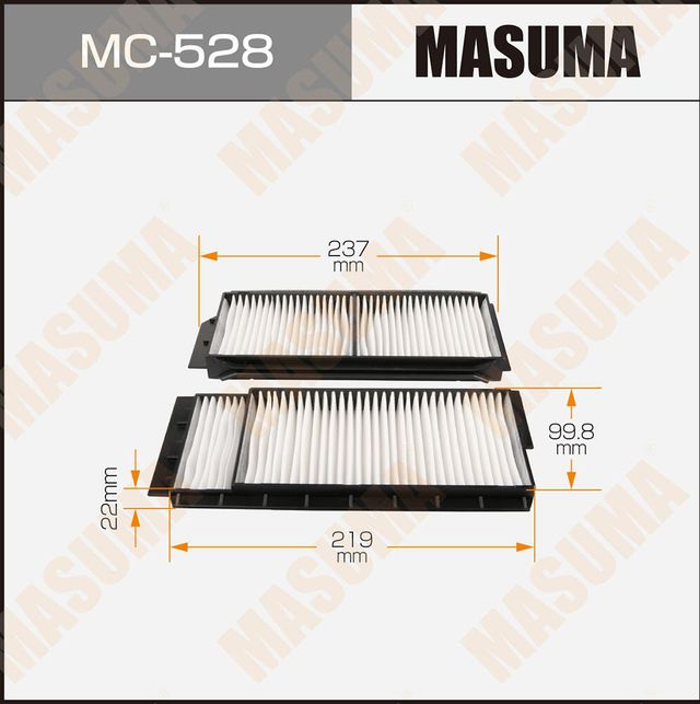 Салонный фильтр Masuma для Austin Allegro 1975-1982. Артикул MC-528