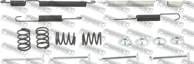 Монтажный комплект барабанных колодок Febest. Артикул 2204-SOULR-KIT