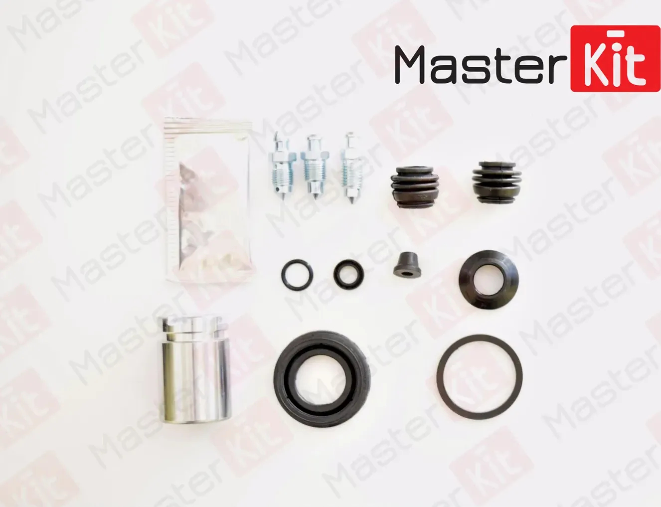 Ремкомплект тормозного суппорта + поршень | зад | (Master KIT). Артикул 77A1897