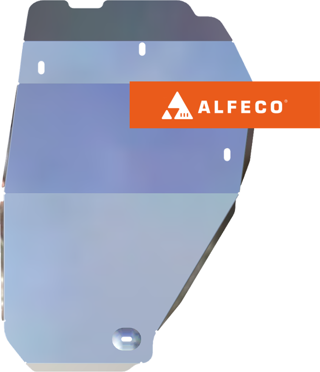 Защита алюминиевая Alfeco (4мм) для топливного бака (левый) Chery Tiggo 7 Pro Max 2022-2026. Артикул ALF.02.30 AL4