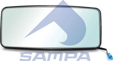 Зеркало боковое Sampa для Mercedes-Benz Econic I 1998-2026. Артикул 201.195