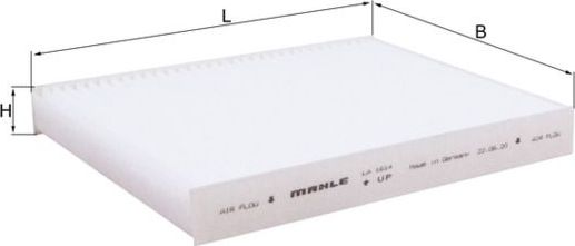 Салонный фильтр Mahle для Suzuki Celerio 2014-2026. Артикул LA 1614