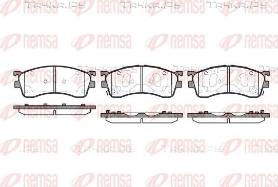 Тормозные колодки Remsa передние для Mazda 626 V (GF) 1997-2002. Артикул 0415.52